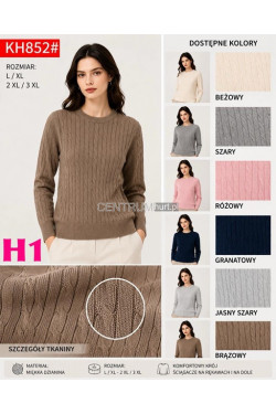 Sweter damski (L-3XL) KH852