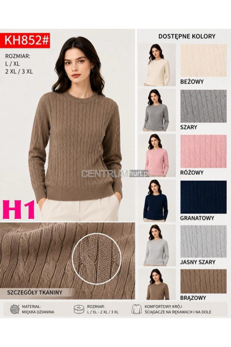 Sweter damski (L-3XL) KH8