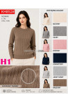 Sweter damski (L-3XL) KH8