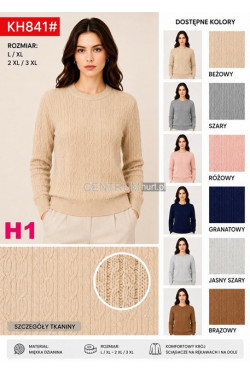 Sweter damski (L-3XL) KH841
