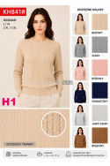 Sweter damski (L-3XL) KH8