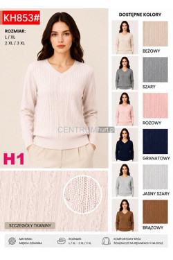 Sweter damski (L-3XL) KH853