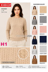 Sweter damski (L-3XL) KH8