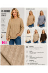 Sweter damski (L-3XL) KH9