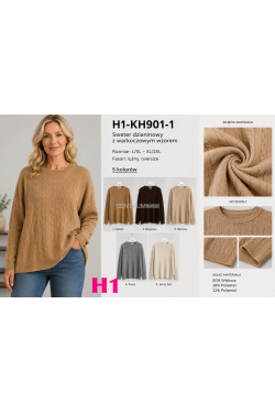 Sweter damski (L-3XL) KH901-1