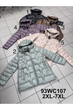 Kurtki damskie przejściowe (2XL-7XL) 93WC107