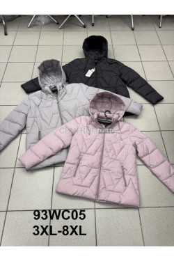 Kurtki damskie przejściowe (3XL-8XL) 93WC05