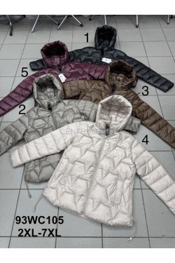 Kurtki damskie przejściowe (2XL-7XL) 93WC105