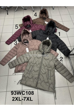 Kurtki damskie przejściowe (2XL-7XL) 93WC108