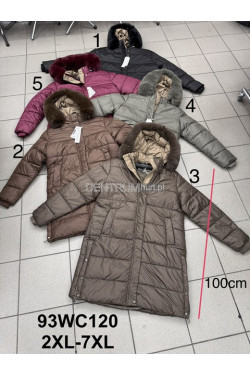 Kurtki damskie przejściowe (2XL-7XL) 93WC120