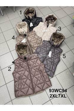 Kurtki Kamizelki damskie (2XL-7XL) 93WC94