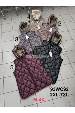 Kurtki Kamizelki damskie (2XL-7XL) 93WC92
