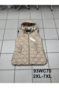 Kurtki Kamizelki damskie (2XL-7XL) 93WC70