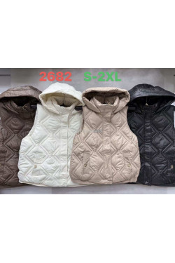 Kurtki kamizelki damskie (S-2XL) 2682