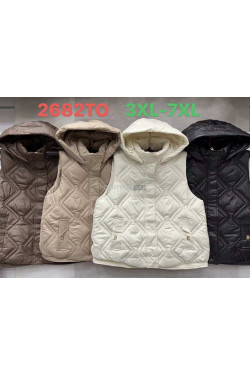 Kurtki kamizelki damskie (3XL-7XL) 2682TO