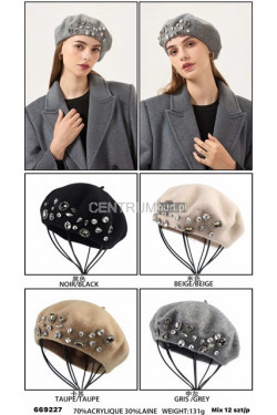 Beret damskie 7988