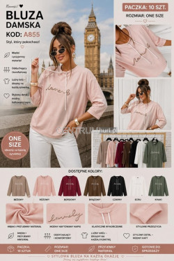 Bluza damska A855