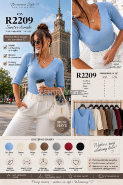 Sweter damski (S-XL) R2209