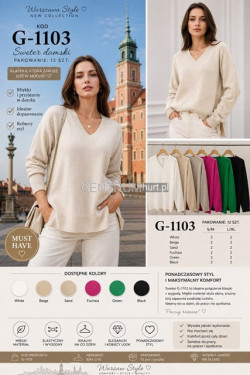 Sweter damski (S-XL) G-1103
