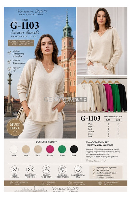 Sweter damski (S-XL) 1