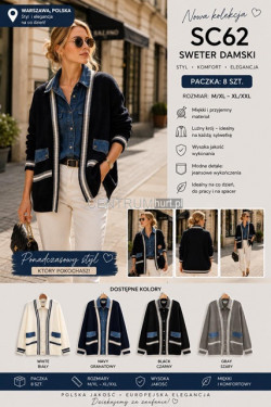 Sweter damski (M-2XL) SC62