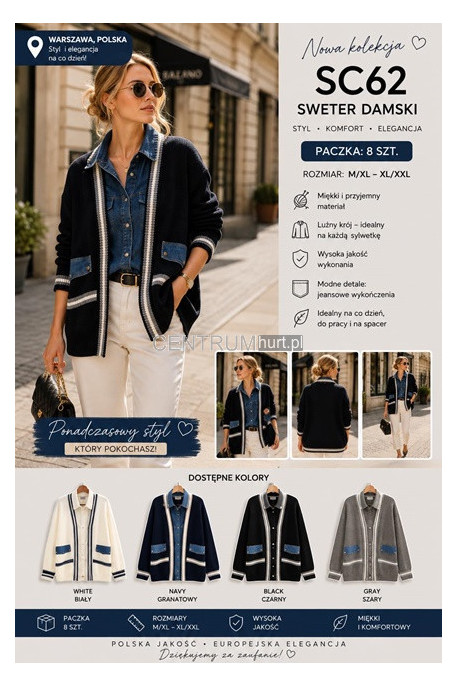 Sweter damski (S-XL) 1