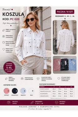 Koszula damska (S-XL) PC020