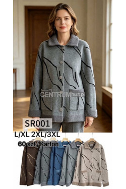 Kardigan damskie (L-3XL) 8228