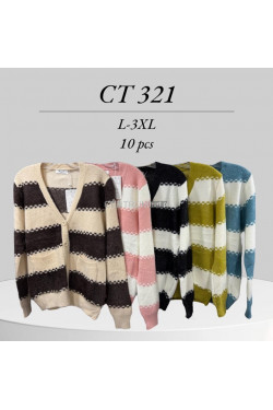 Kardigan damskie (L-3XL) 8230