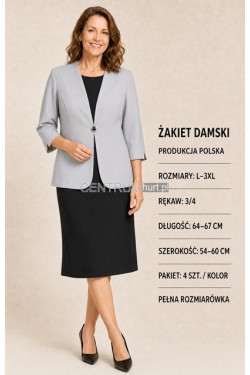 Żakiet damskie Polskie (L-3XL) 8760