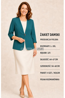 Żakiet damskie Polskie (L-3XL) 8765
