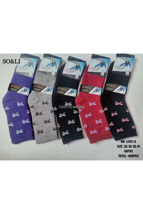 Skarpety damskie thermo (35-41) LF011-