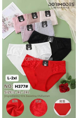 Majtki damskie (L-2XL) H377