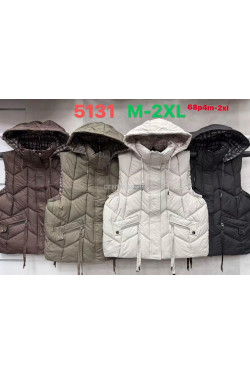 Kurtki kamizelki damskie (M-2XL) 5131