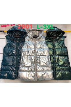 Kurtki kamizelki damskie (L-3XL) 2901