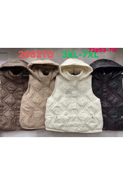 Kurtki kamizelki damskie (3XL-7XL) 2682TO