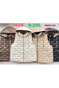 Kurtki kamizelki damskie (S-2XL) 2659