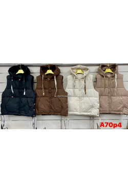 Kurtki kamizelki damskie (M-2XL) A70