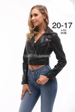 Kurtka skórzana damska (S-2XL) 20-17