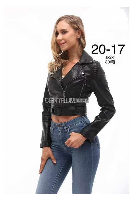 Kurtka skórzana damska (S-2XL) 2