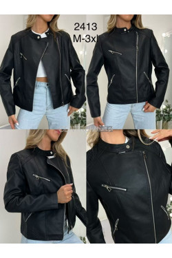 Kurtka skórzana damska (M-3XL) 2413