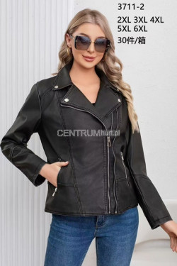 Kurtka skórzana damska (2XL-6XL) 3711-2