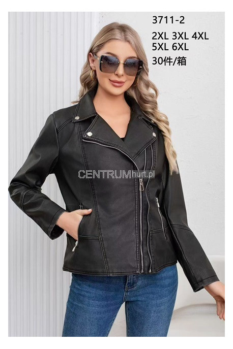 Kurtka skórzana damska (M-3XL) 2