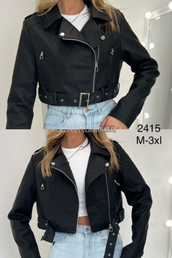 Kurtka skórzana damska (M-3XL) 2415