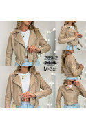 Kurtka skórzana damska (M-3XL) 2
