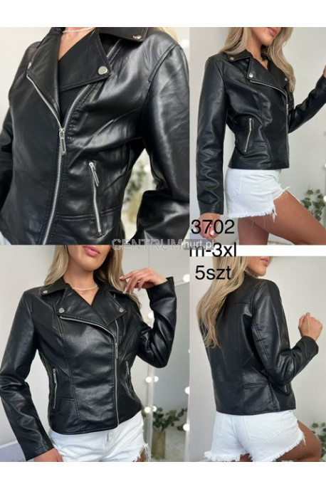 Kurtka skórzana damska (M-3XL) 2