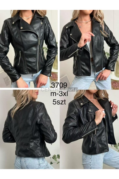 Kurtka skórzana damska (M-3XL) 2