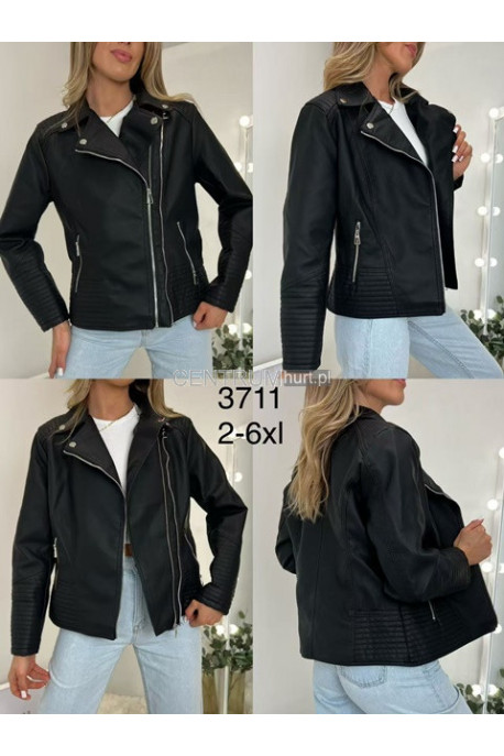 Kurtka skórzana damska (2XL-6XL) 2
