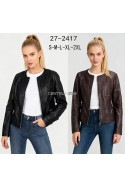 Kurtka skórzana damska (2XL-6XL) 2