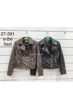 Kurtka skórzana damska (S-2XL) 27-291